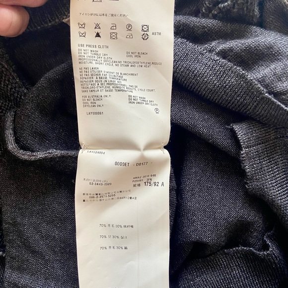 Prada Grey Ruffle Neck Cardigan - Picture 9 of 16